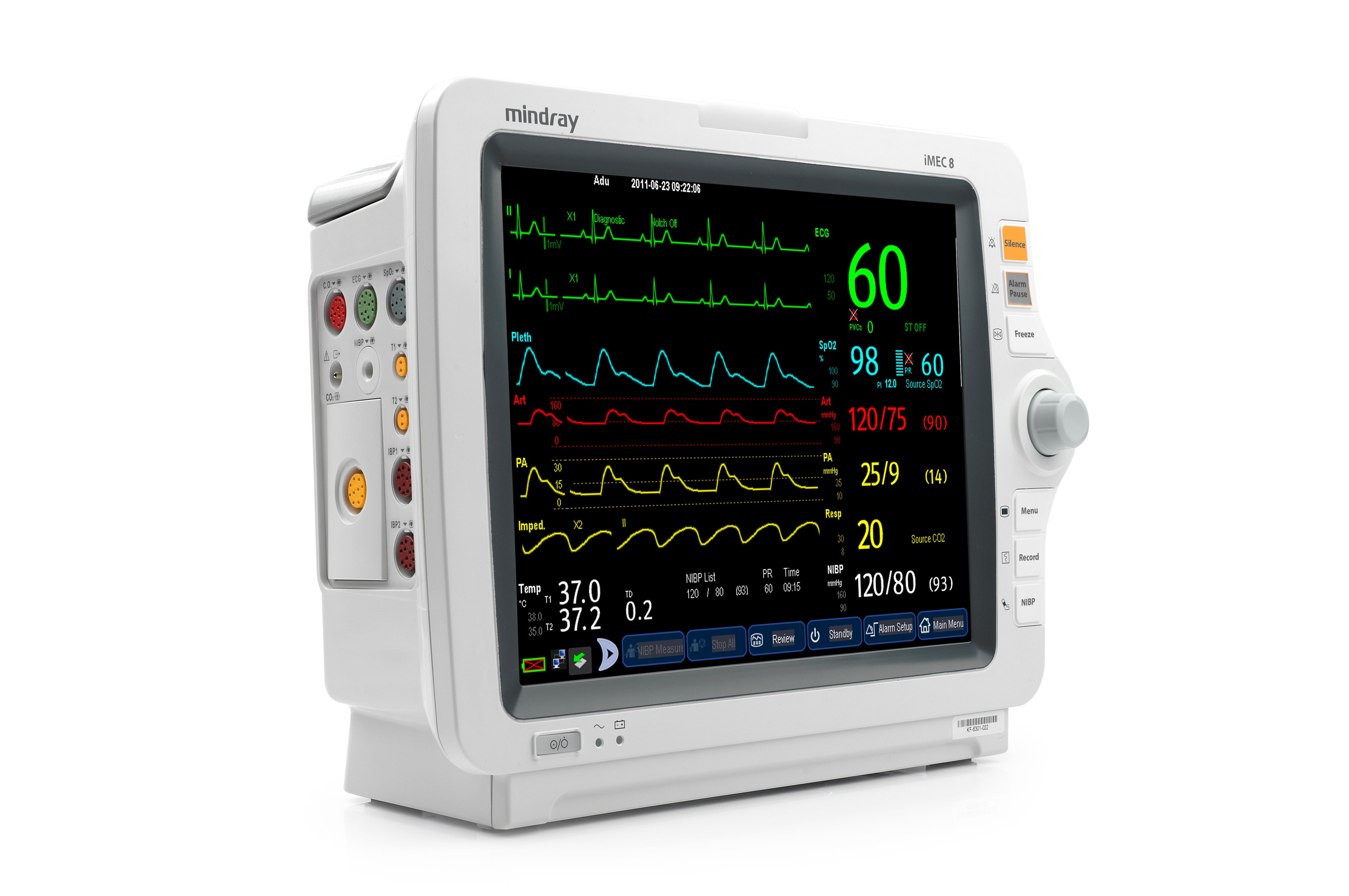 Монитор реанимационный и анестезиологический для контроля ряда физиологических параметров МИТАР-01-"Р-Д"